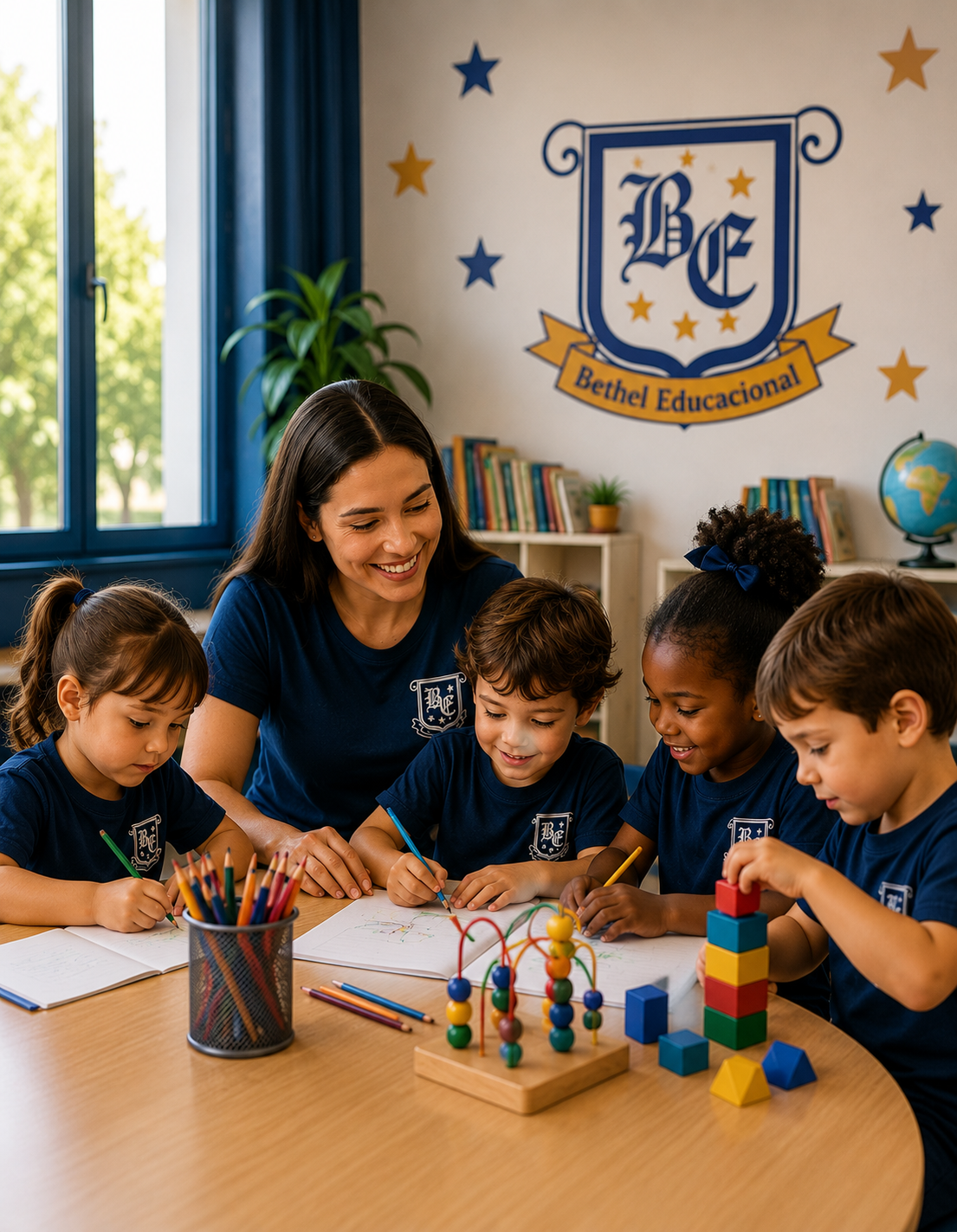 Atividades lúdicas e pedagógicas da Educação Infantil no Bethel Educacional em Itatiba