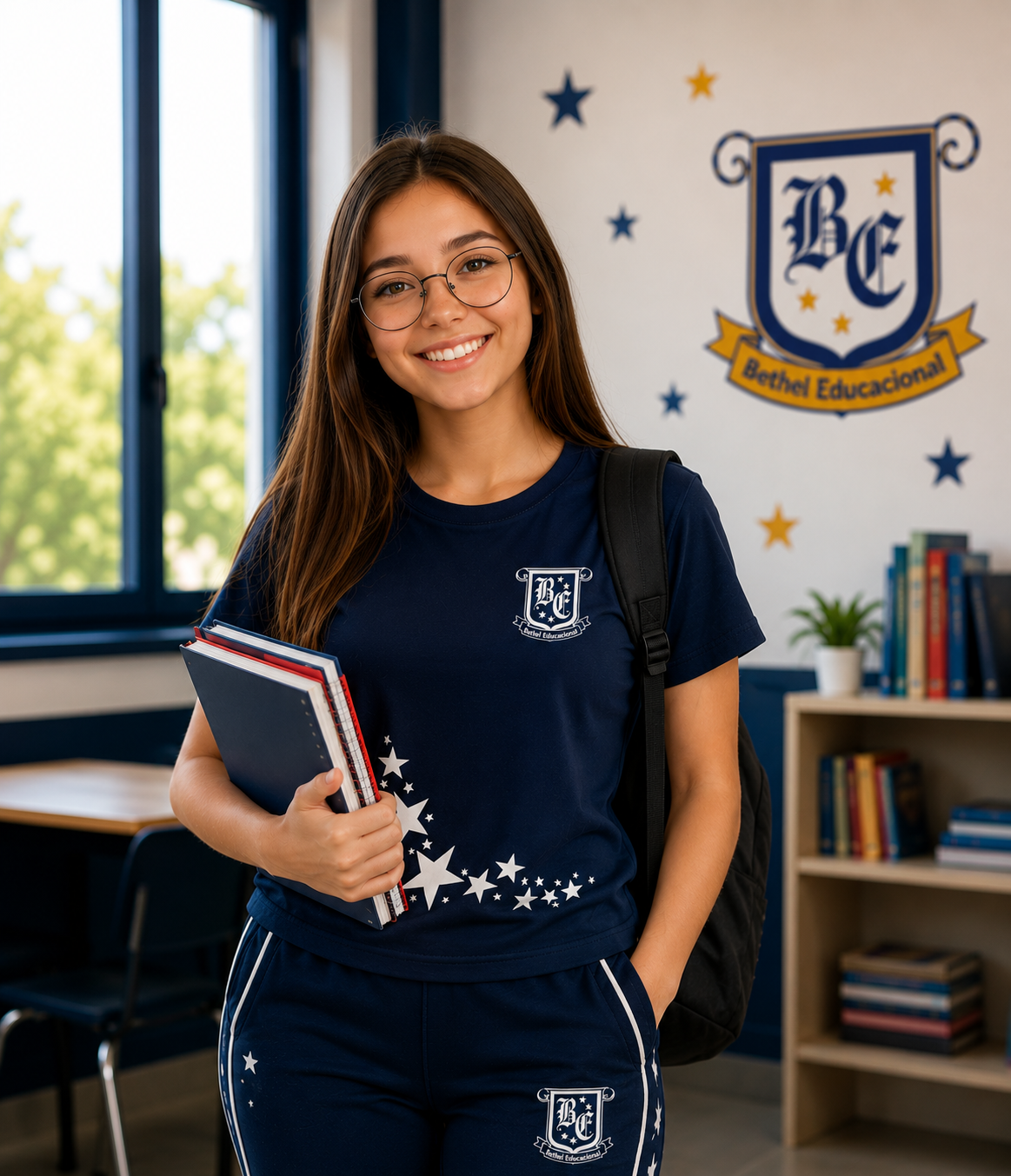 Estudantes em preparação acadêmica do Ensino Médio no Bethel Educacional em Itatiba